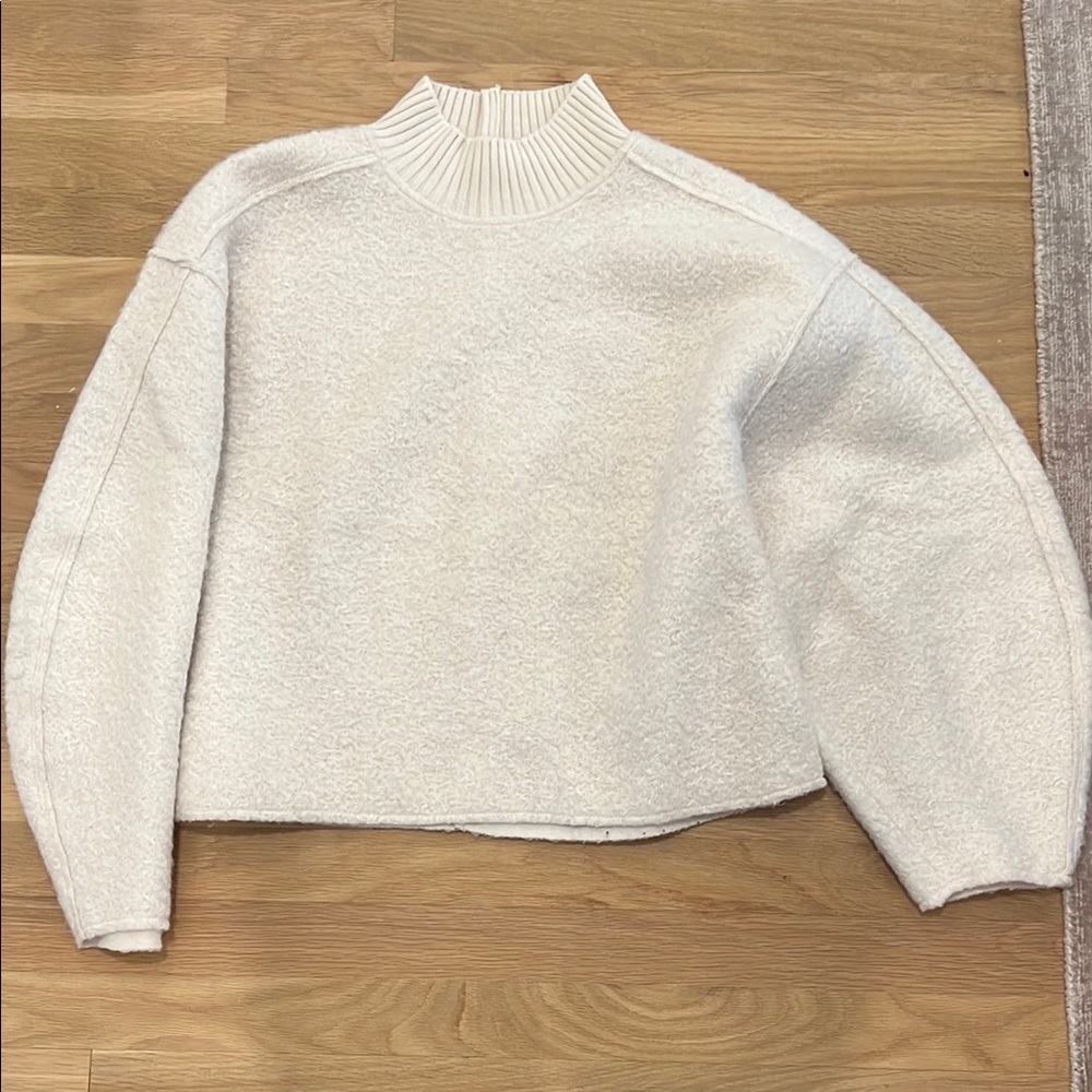 Zara Cream Turtleneck Sweater